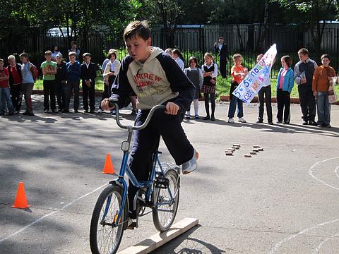 Велодистанция собрала школьников 
